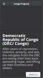 Mobile Screenshot of congoprogress.org